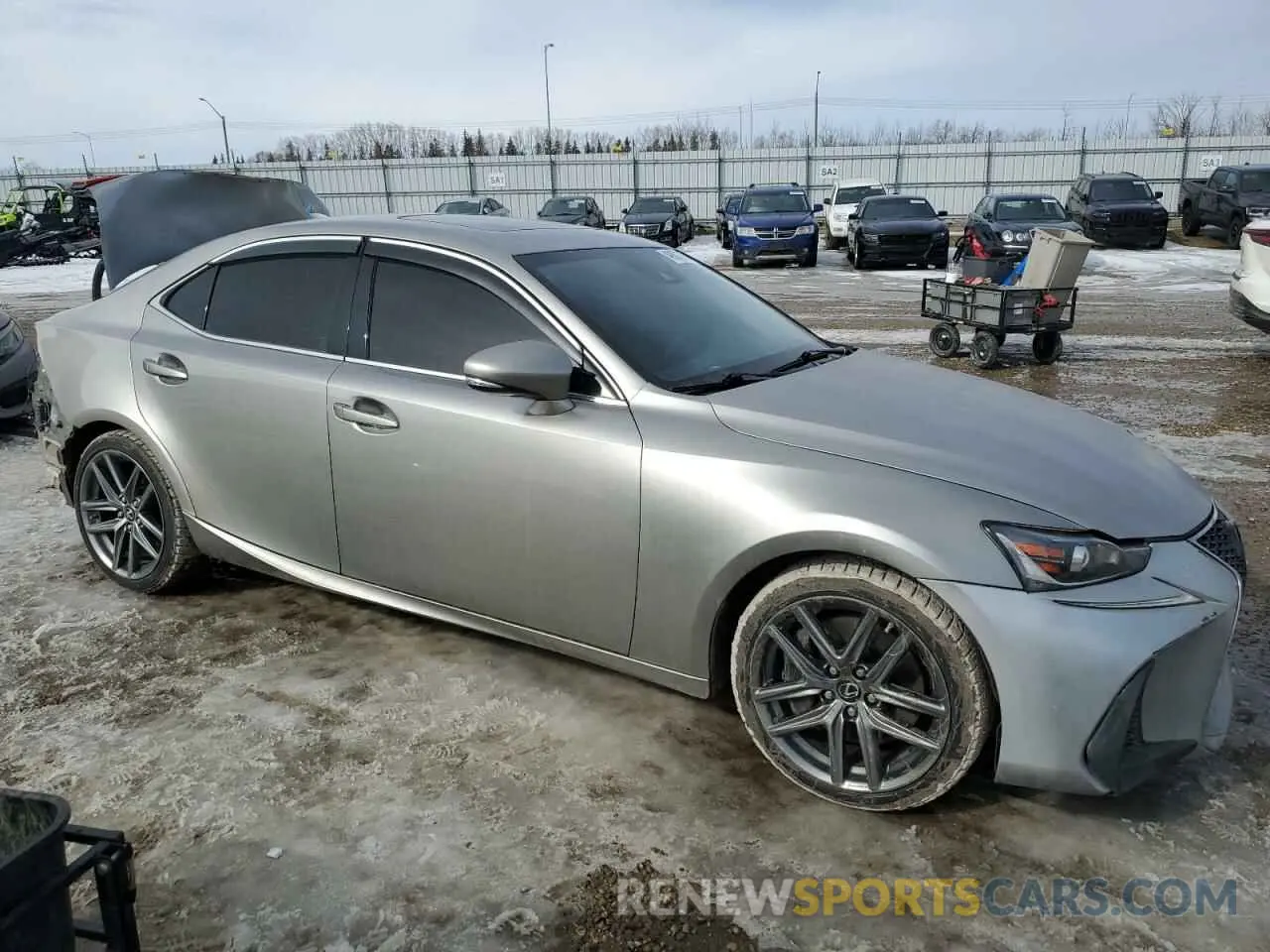 4 Photograph of a damaged car JTHD81F22L5040840 LEXUS IS 2020
