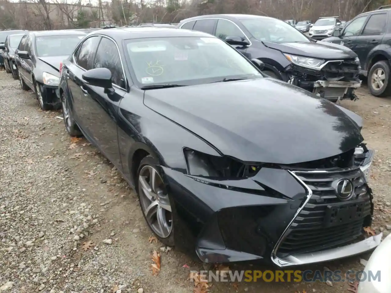 1 Photograph of a damaged car JTHD81F22L5041471 LEXUS IS 2020