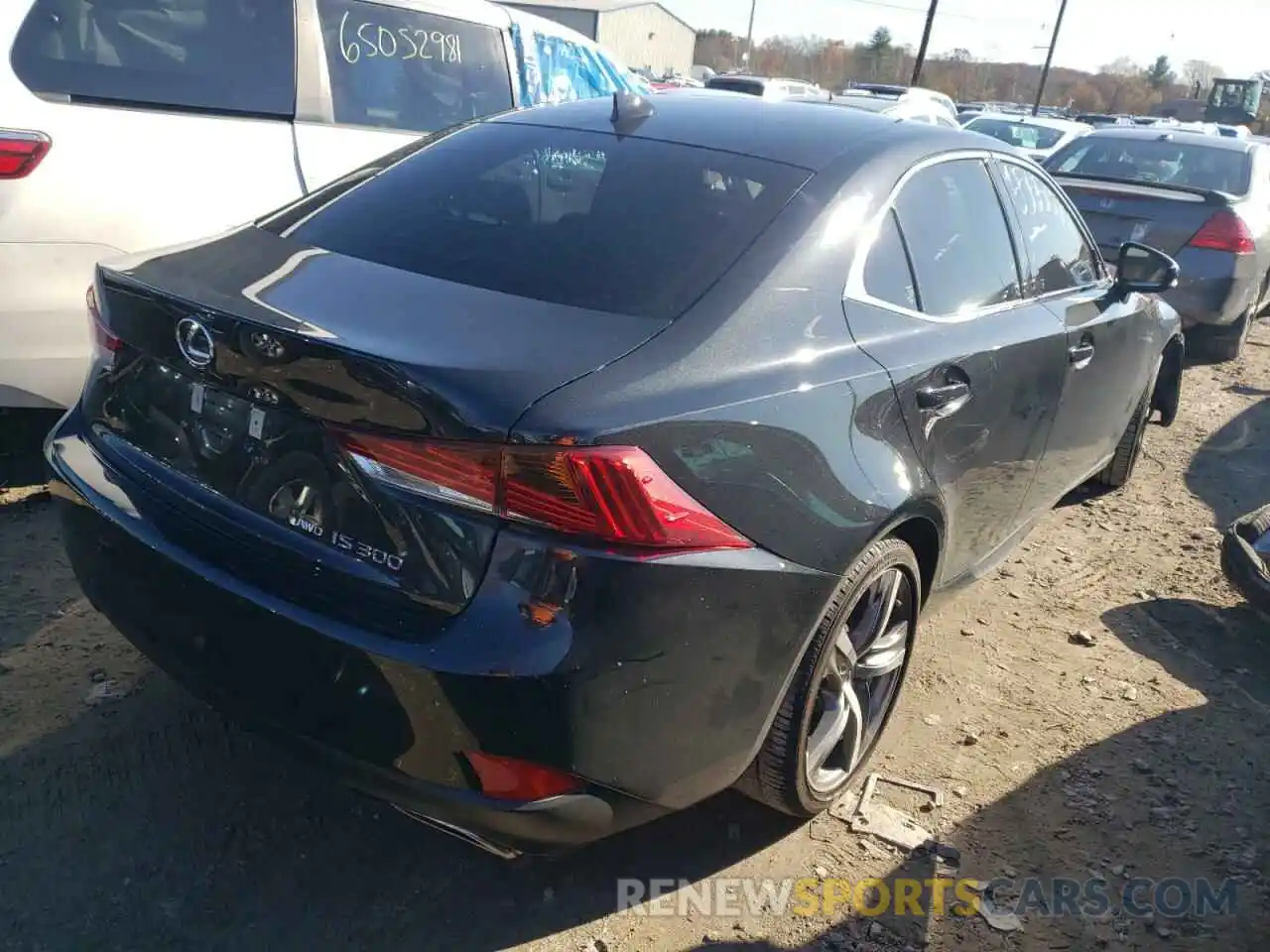 4 Photograph of a damaged car JTHD81F22L5041471 LEXUS IS 2020