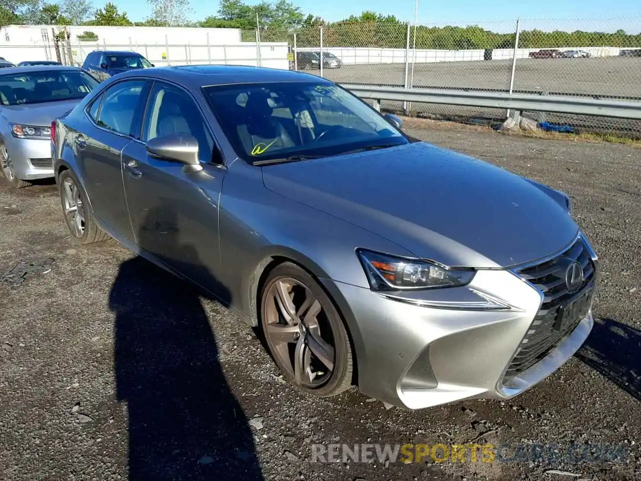 1 Photograph of a damaged car JTHD81F25L5043277 LEXUS IS 2020