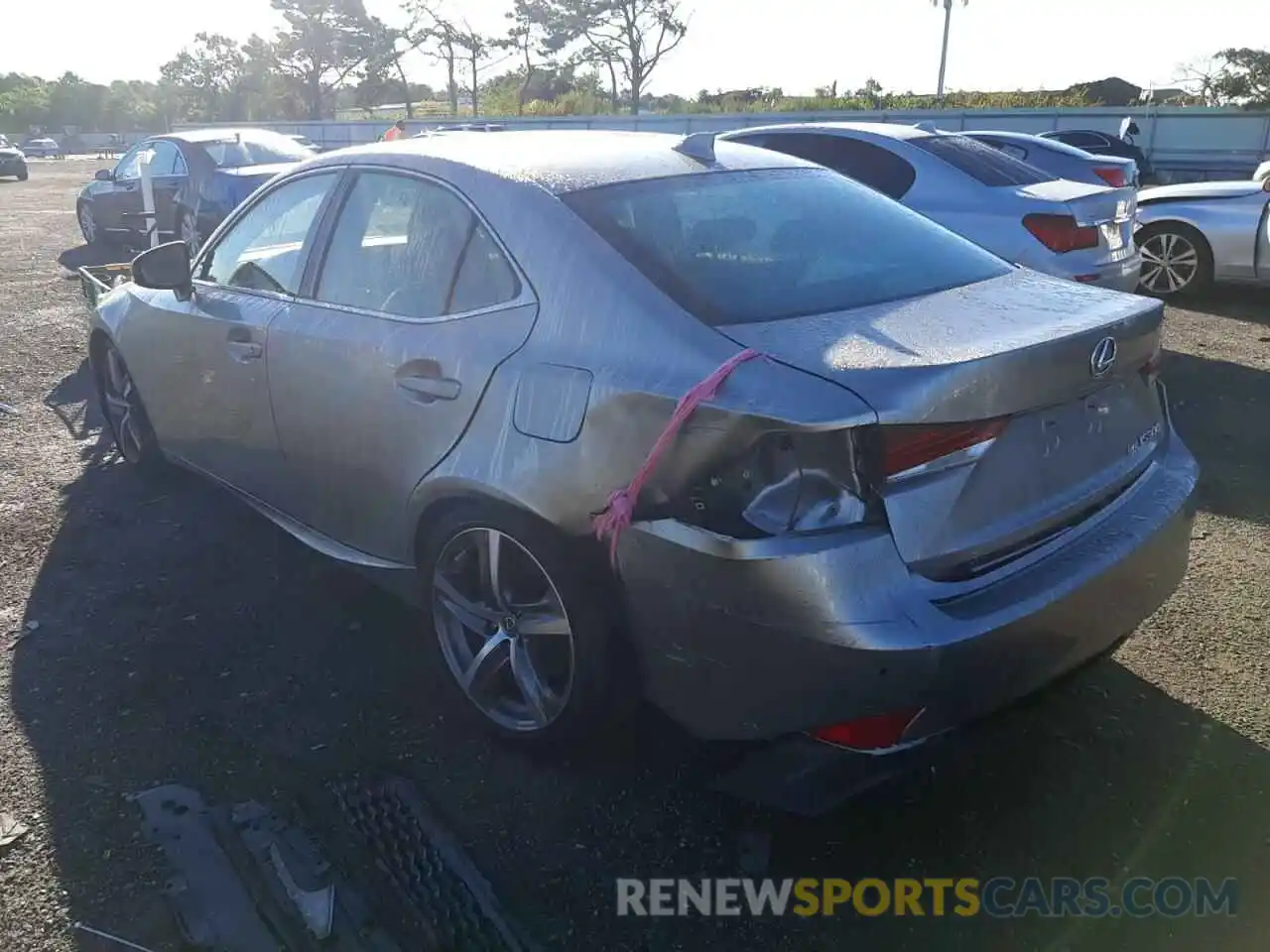 3 Photograph of a damaged car JTHD81F25L5043277 LEXUS IS 2020