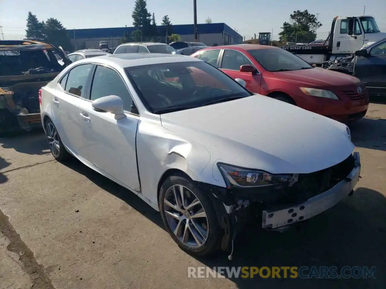 1 Photograph of a damaged car JTHD81F26L5041263 LEXUS IS 2020