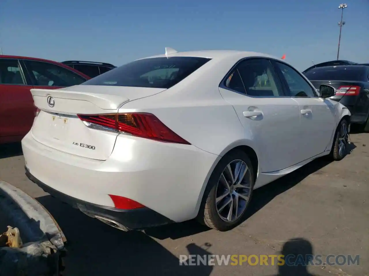 4 Photograph of a damaged car JTHD81F26L5041263 LEXUS IS 2020