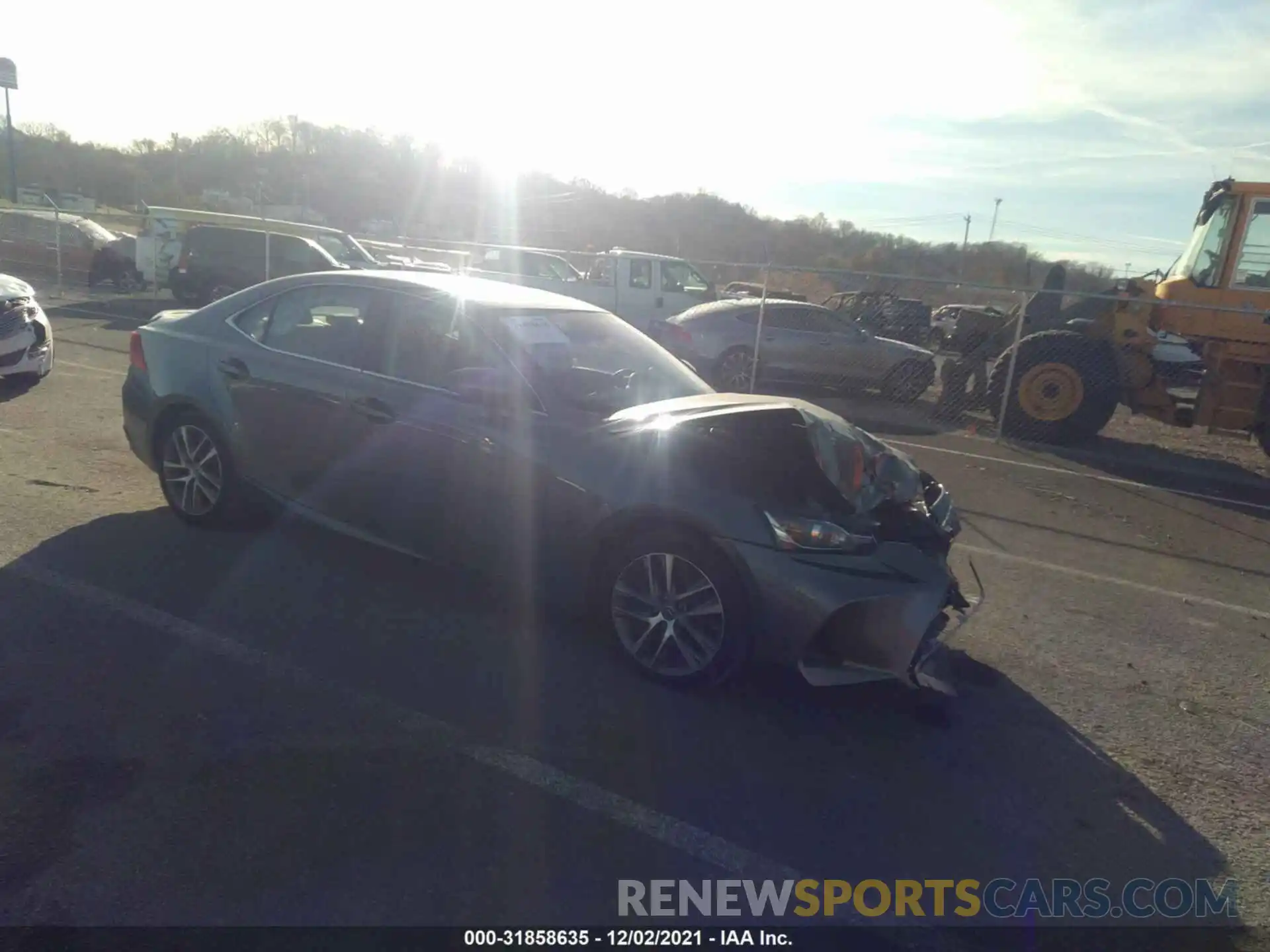 1 Photograph of a damaged car JTHD81F27L5042048 LEXUS IS 2020