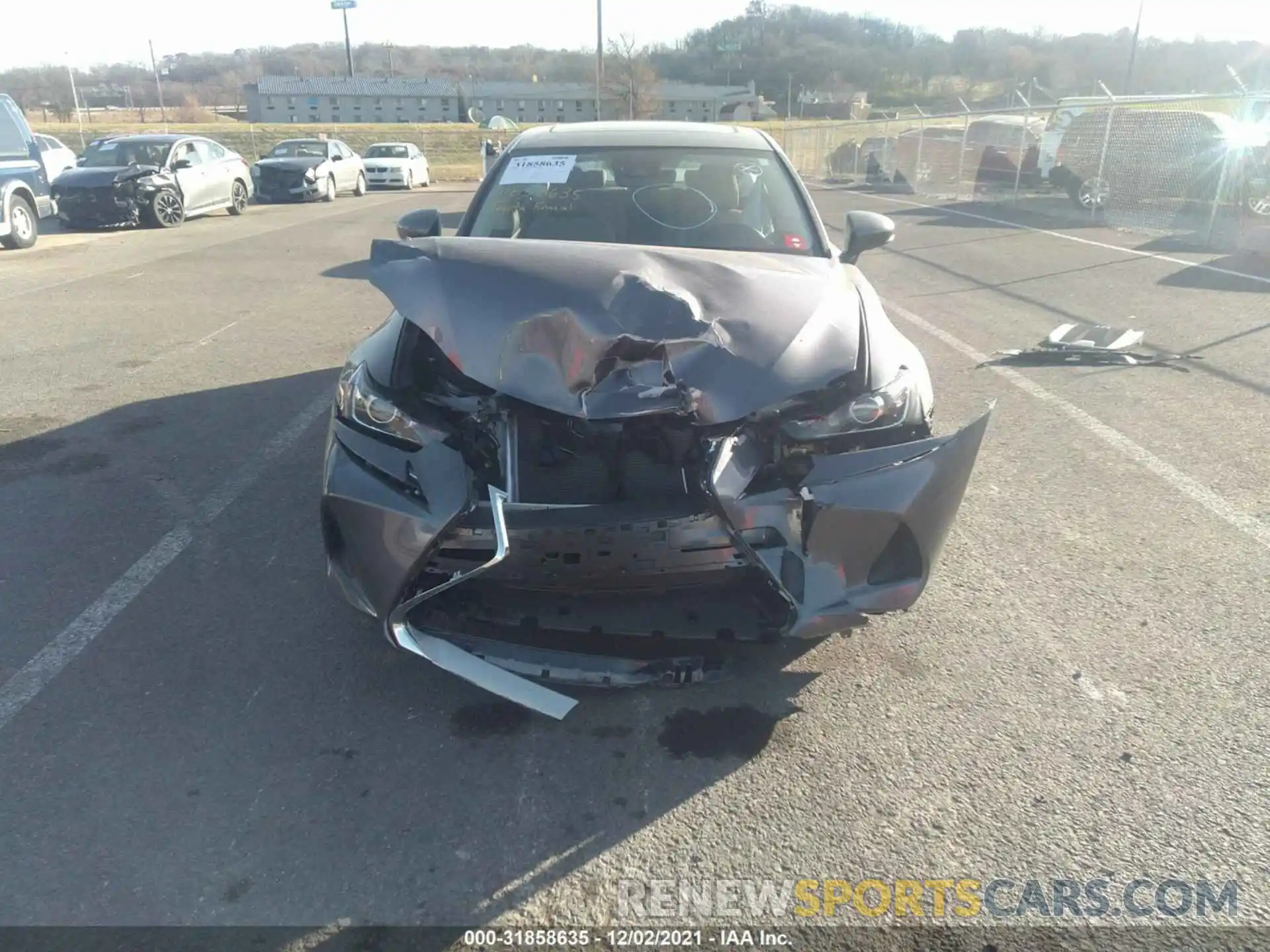 6 Photograph of a damaged car JTHD81F27L5042048 LEXUS IS 2020