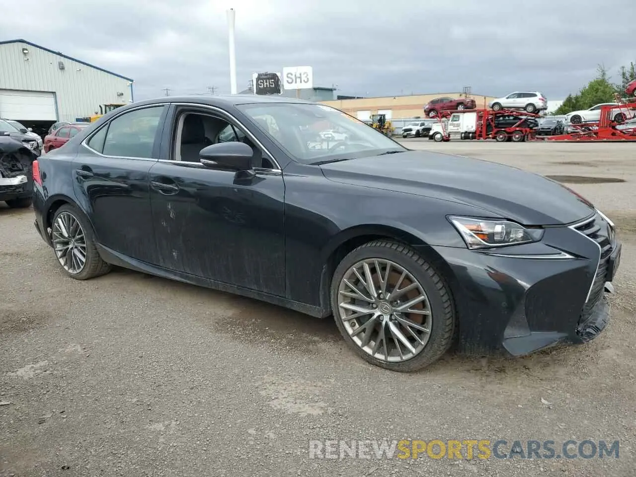 4 Photograph of a damaged car JTHD81F27L5042230 LEXUS IS 2020
