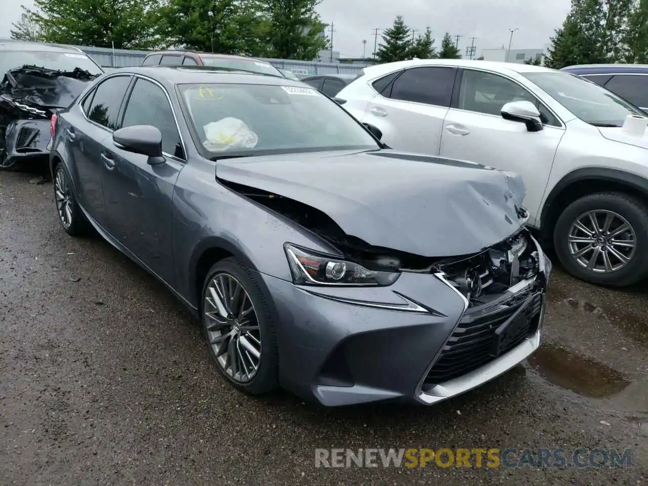 1 Photograph of a damaged car JTHD81F28L5041524 LEXUS IS 2020