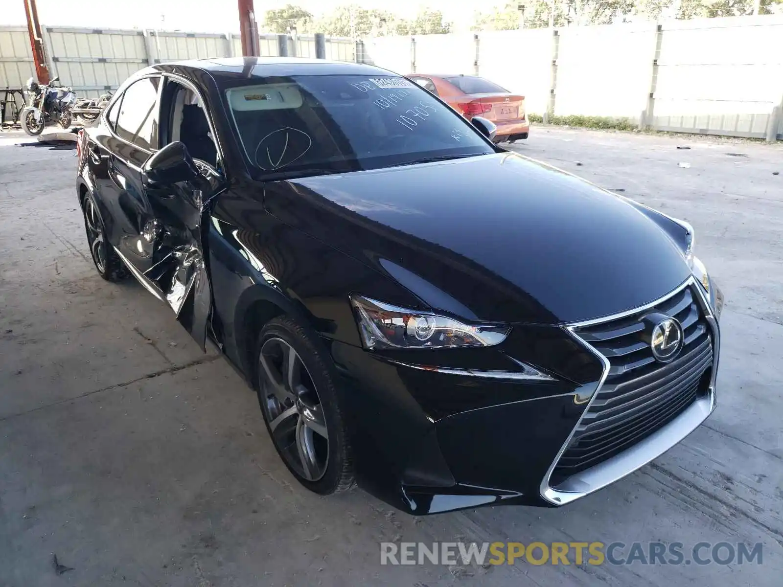 1 Photograph of a damaged car JTHDA1D20L5107054 LEXUS IS 2020