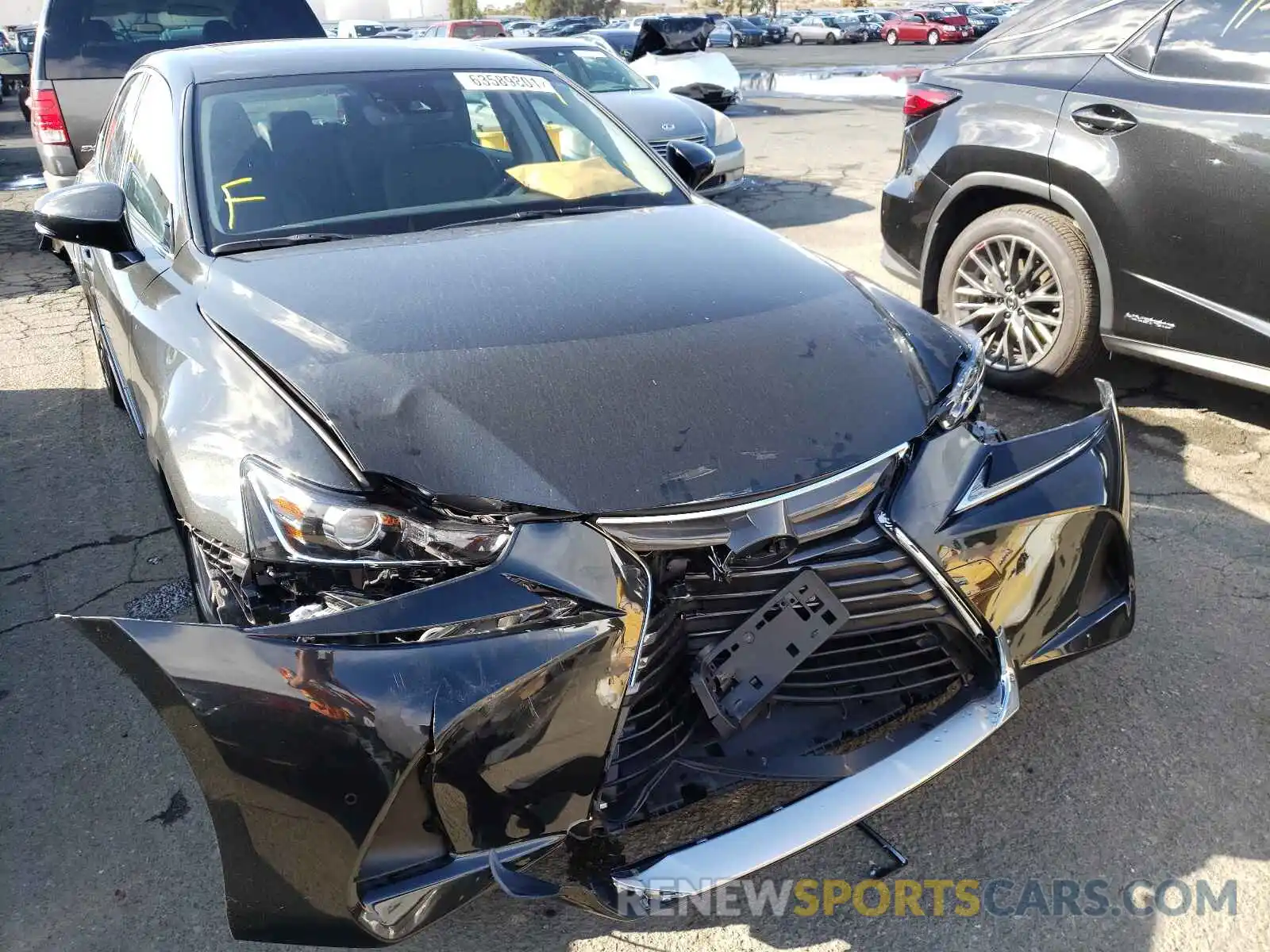 9 Photograph of a damaged car JTHDA1D21L5108309 LEXUS IS 2020