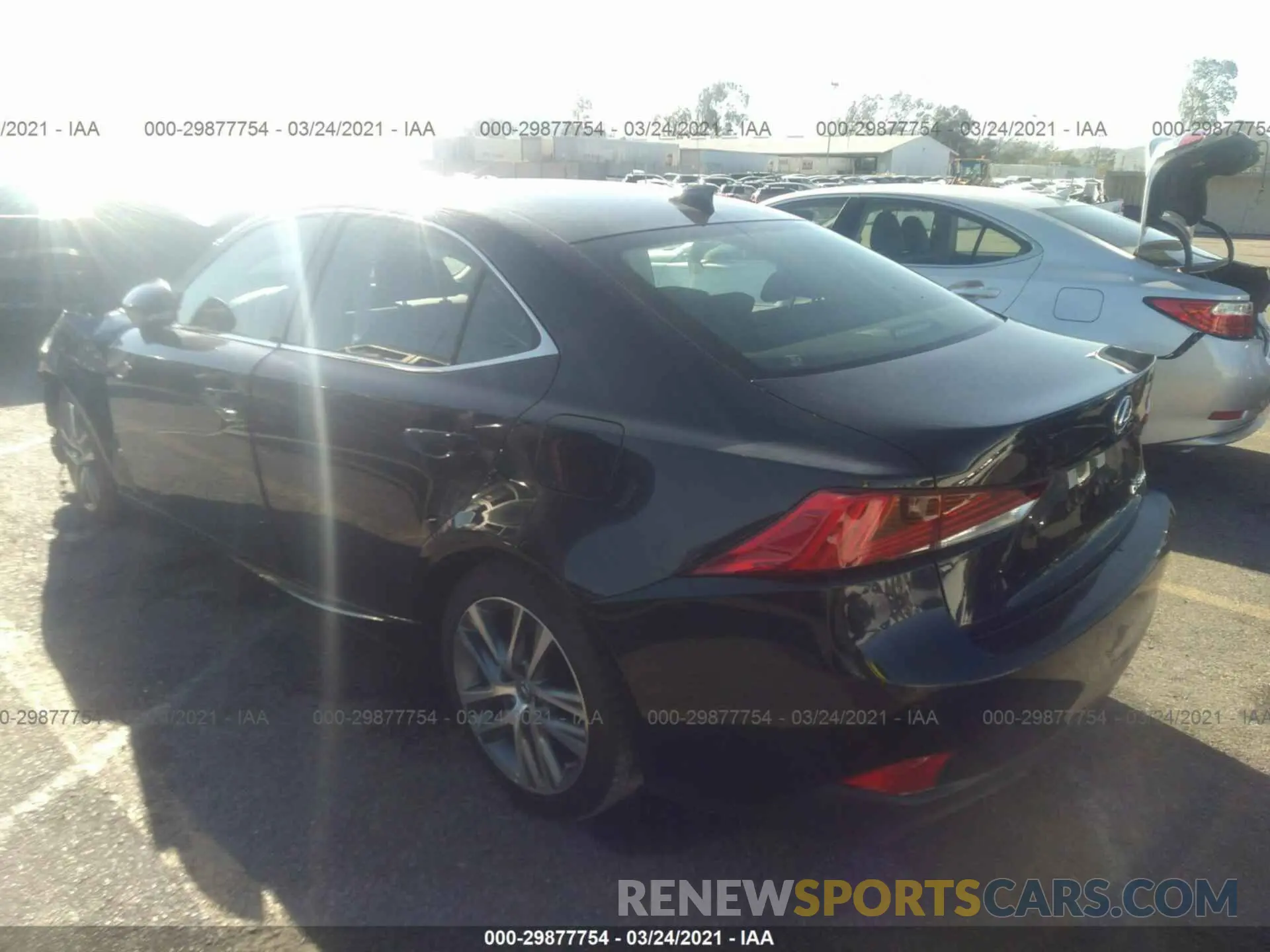 3 Photograph of a damaged car JTHDA1D22L5106892 LEXUS IS 2020