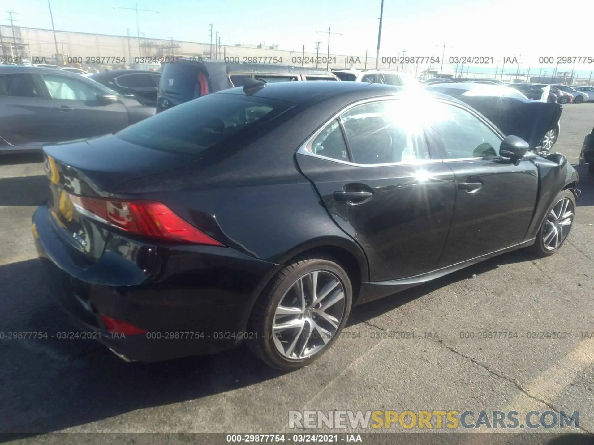 4 Photograph of a damaged car JTHDA1D22L5106892 LEXUS IS 2020