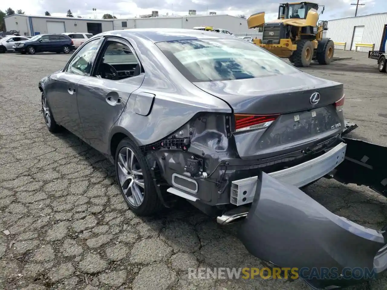 3 Photograph of a damaged car JTHDA1D25L5106708 LEXUS IS 2020