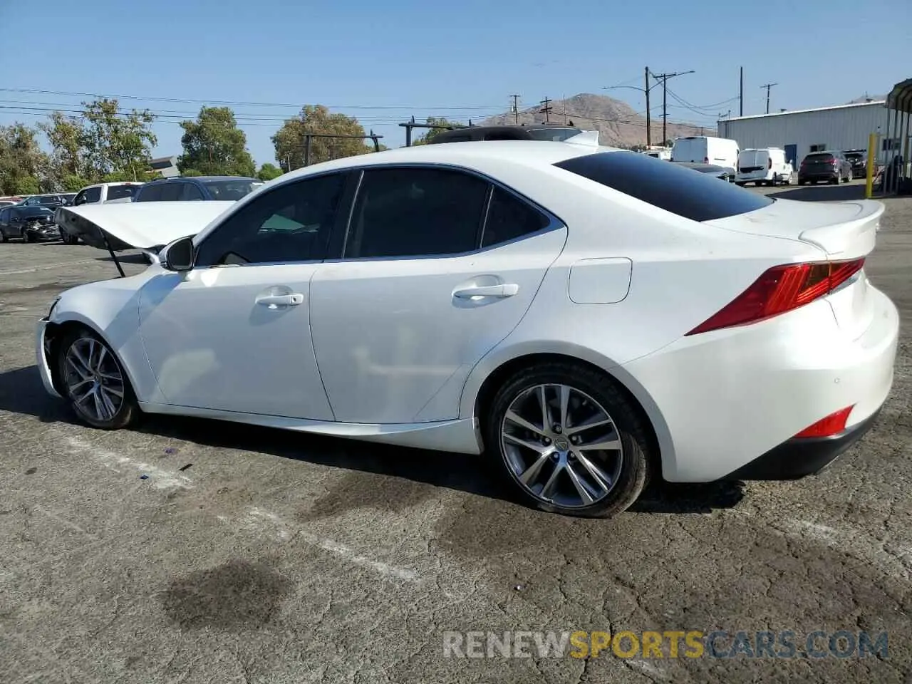 2 Photograph of a damaged car JTHDA1D26L5106278 LEXUS IS 2020