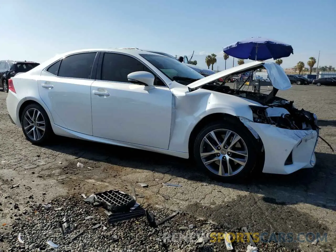 4 Photograph of a damaged car JTHDA1D26L5106278 LEXUS IS 2020
