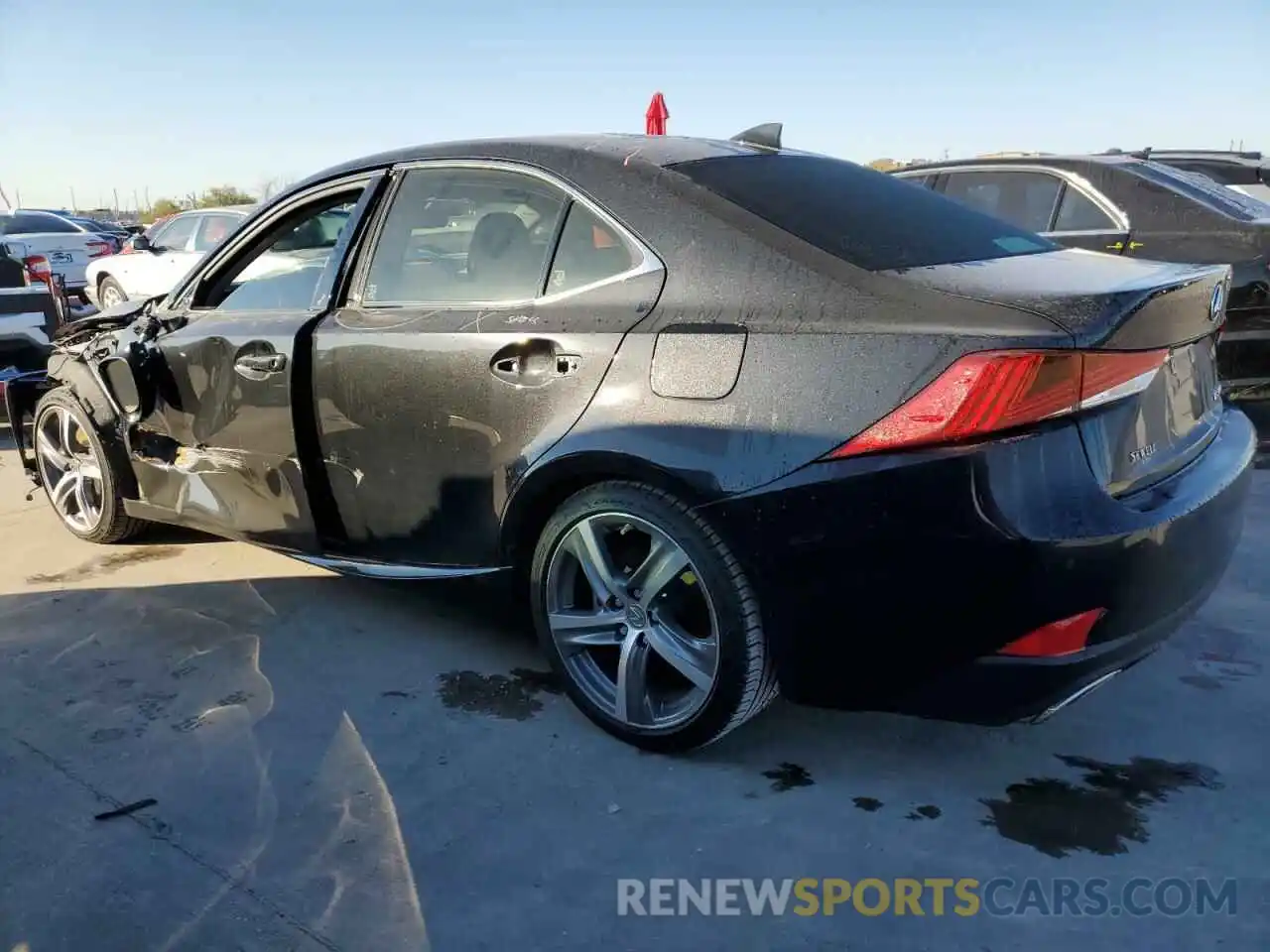 2 Photograph of a damaged car JTHDA1D2XL5102329 LEXUS IS 2020