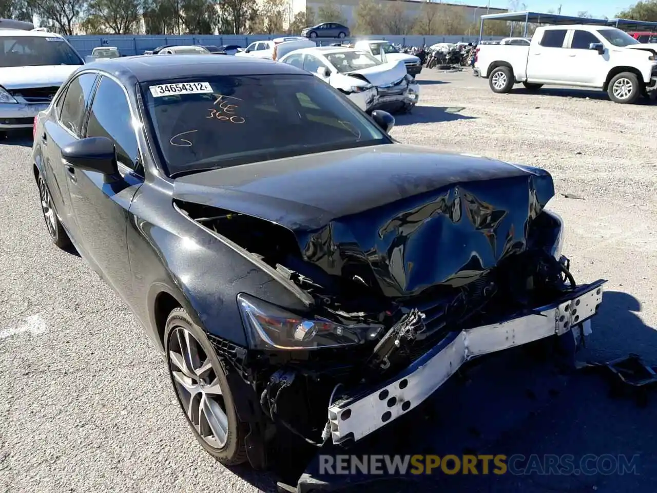 1 Photograph of a damaged car JTHDA1D2XL5106218 LEXUS IS 2020