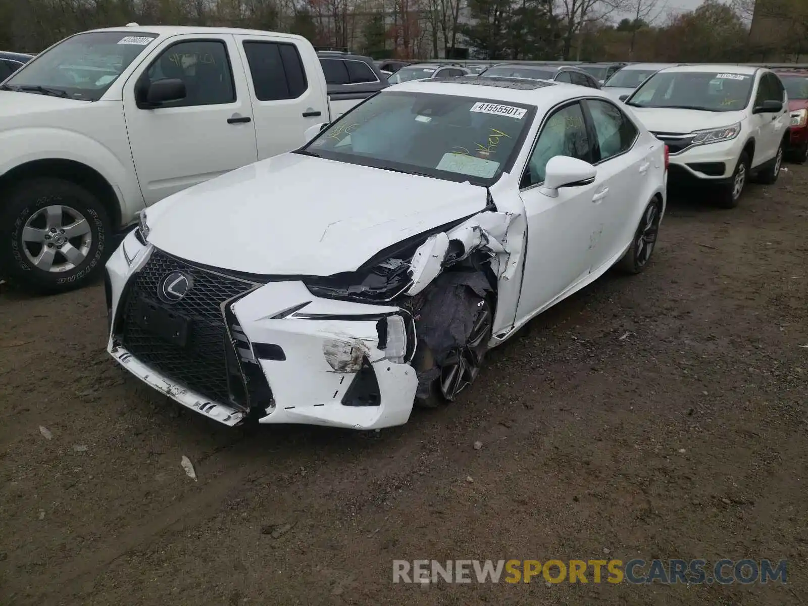 2 Photograph of a damaged car JTHG81F23L5041220 LEXUS IS 2020