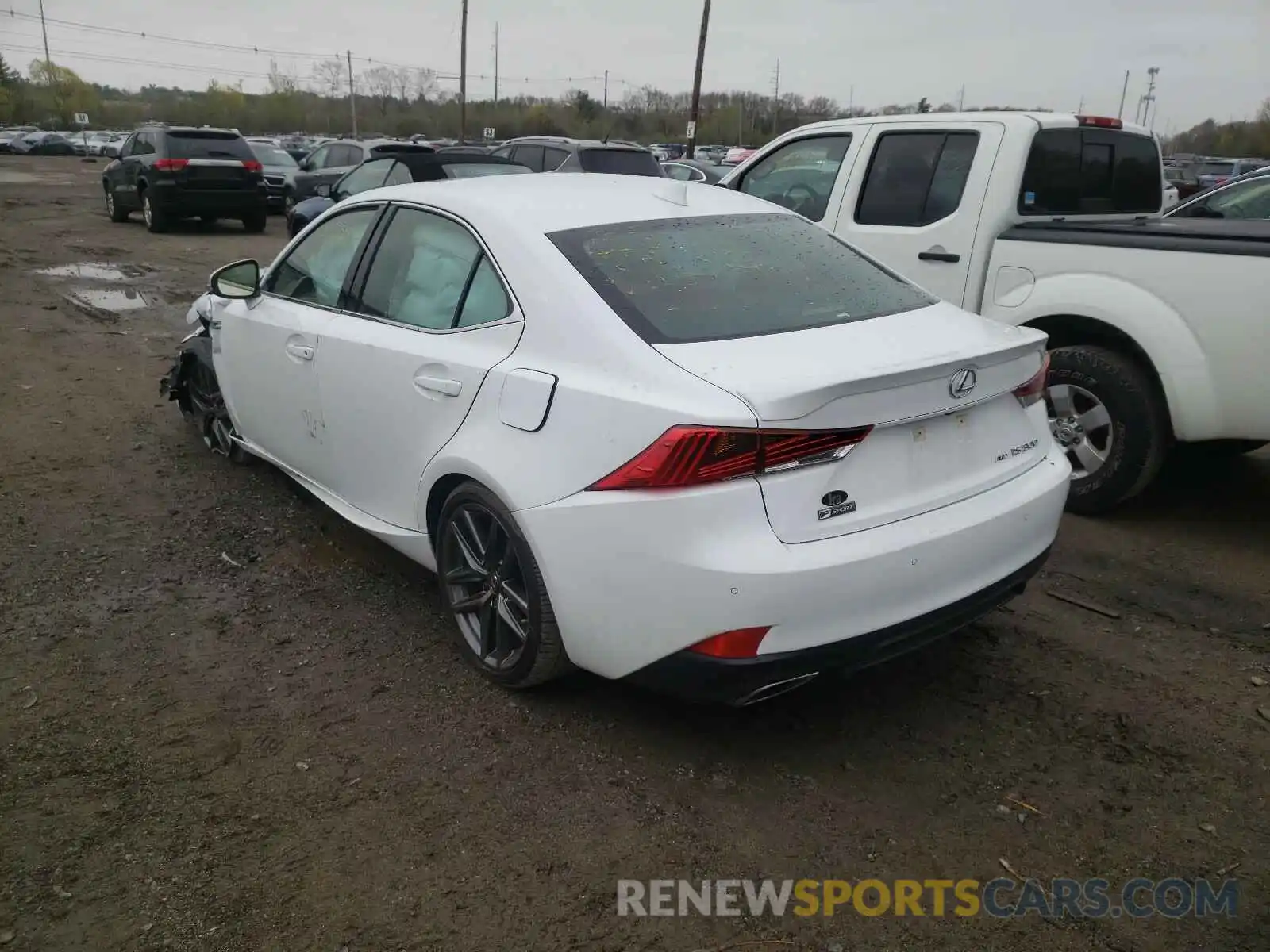 3 Photograph of a damaged car JTHG81F23L5041220 LEXUS IS 2020