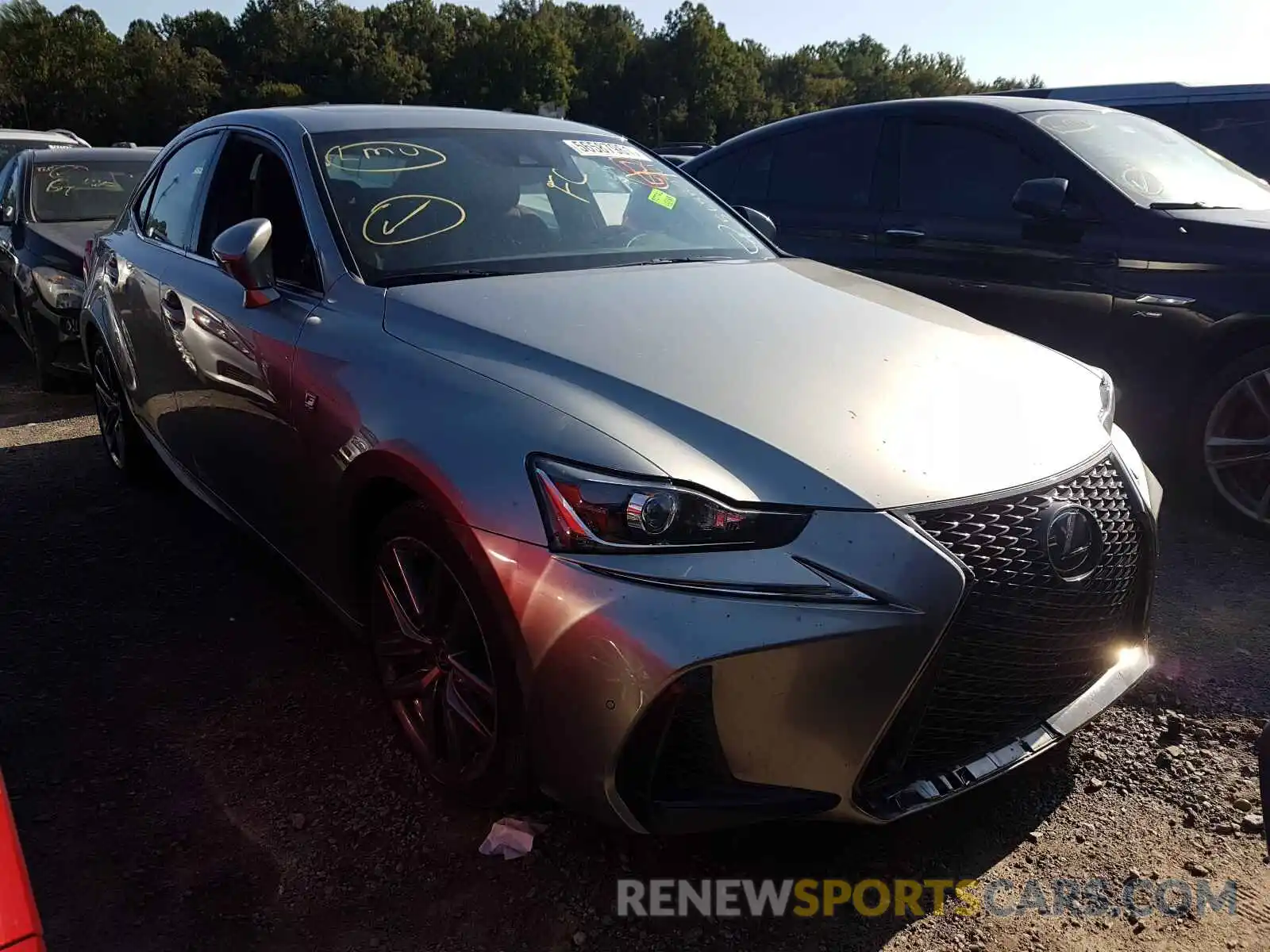 1 Photograph of a damaged car JTHG81F24L5042893 LEXUS IS 2020