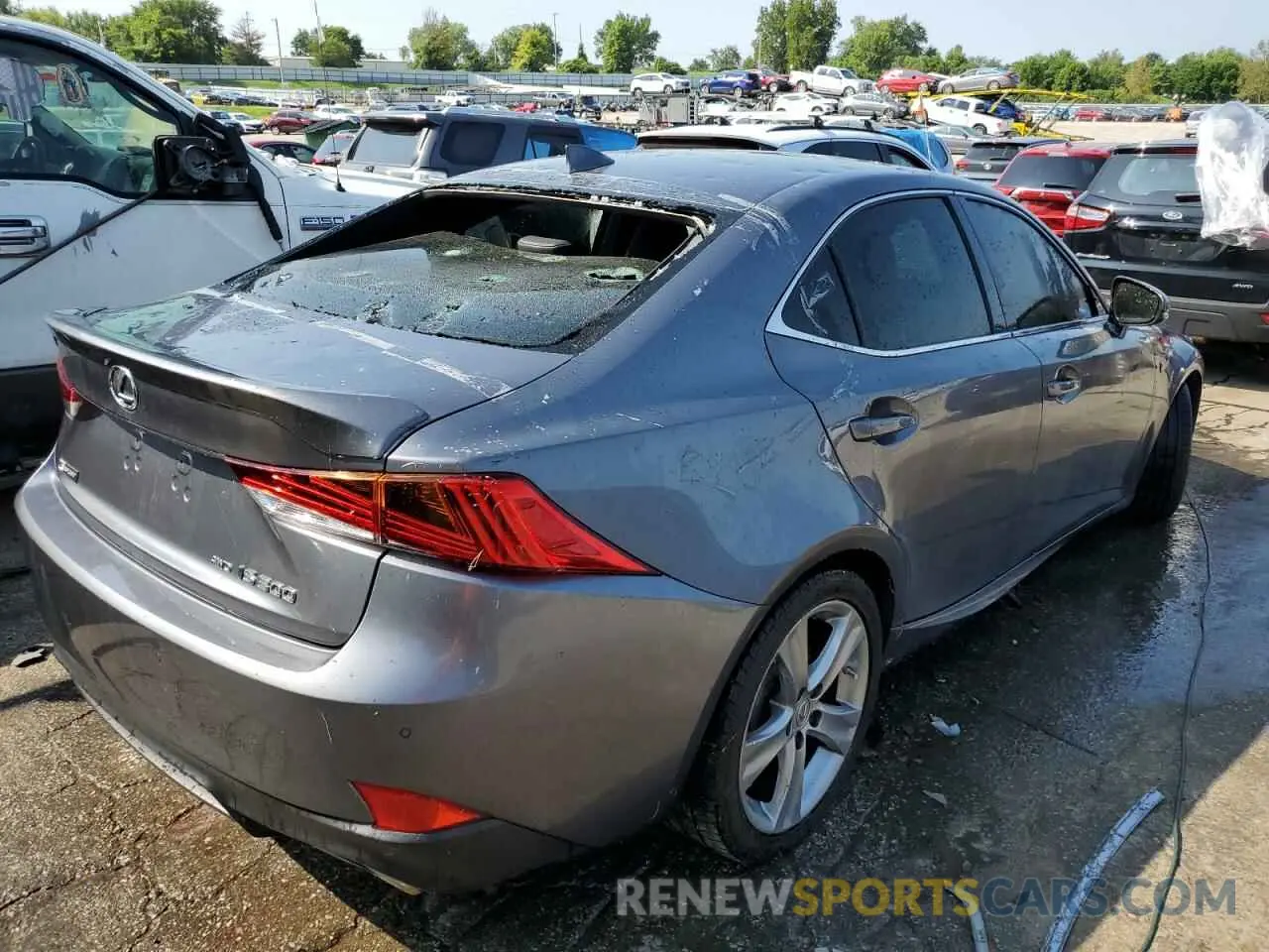 3 Photograph of a damaged car JTHG81F26L5042300 LEXUS IS 2020
