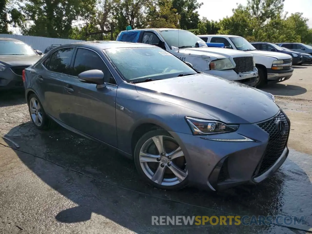 4 Photograph of a damaged car JTHG81F26L5042300 LEXUS IS 2020