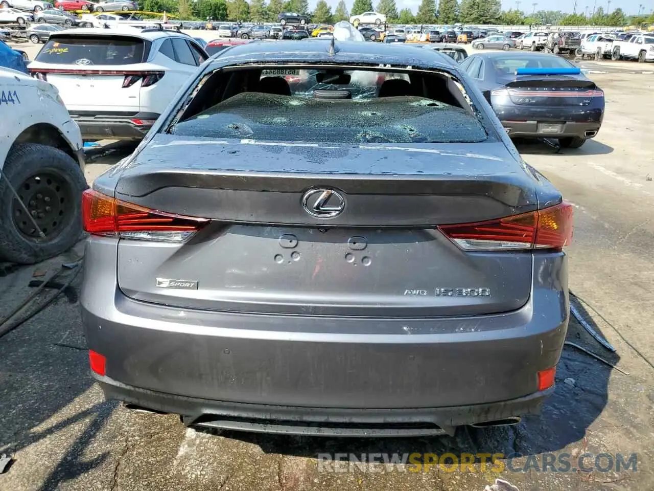 6 Photograph of a damaged car JTHG81F26L5042300 LEXUS IS 2020