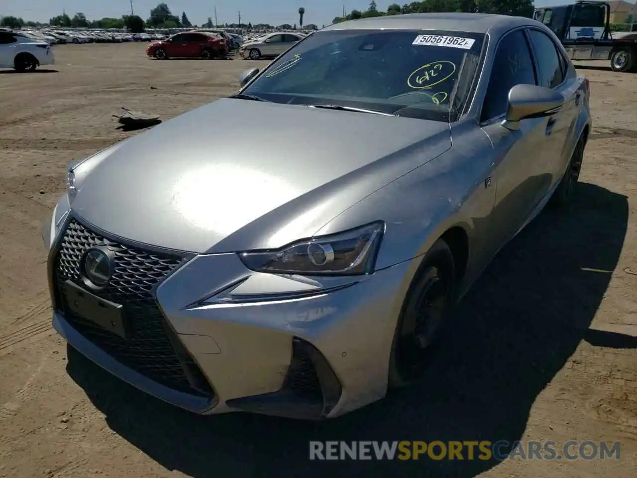 2 Photograph of a damaged car JTHGA1D20L5101736 LEXUS IS 2020