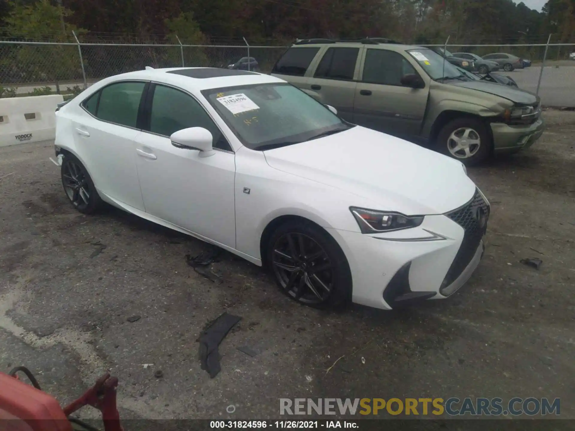 1 Photograph of a damaged car JTHGA1D20L5104510 LEXUS IS 2020