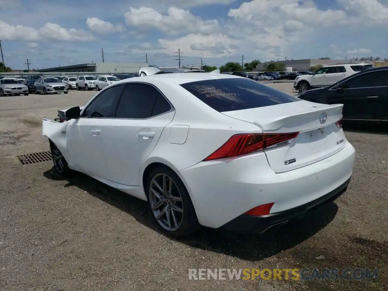 3 Photograph of a damaged car JTHGA1D20L5108220 LEXUS IS 2020