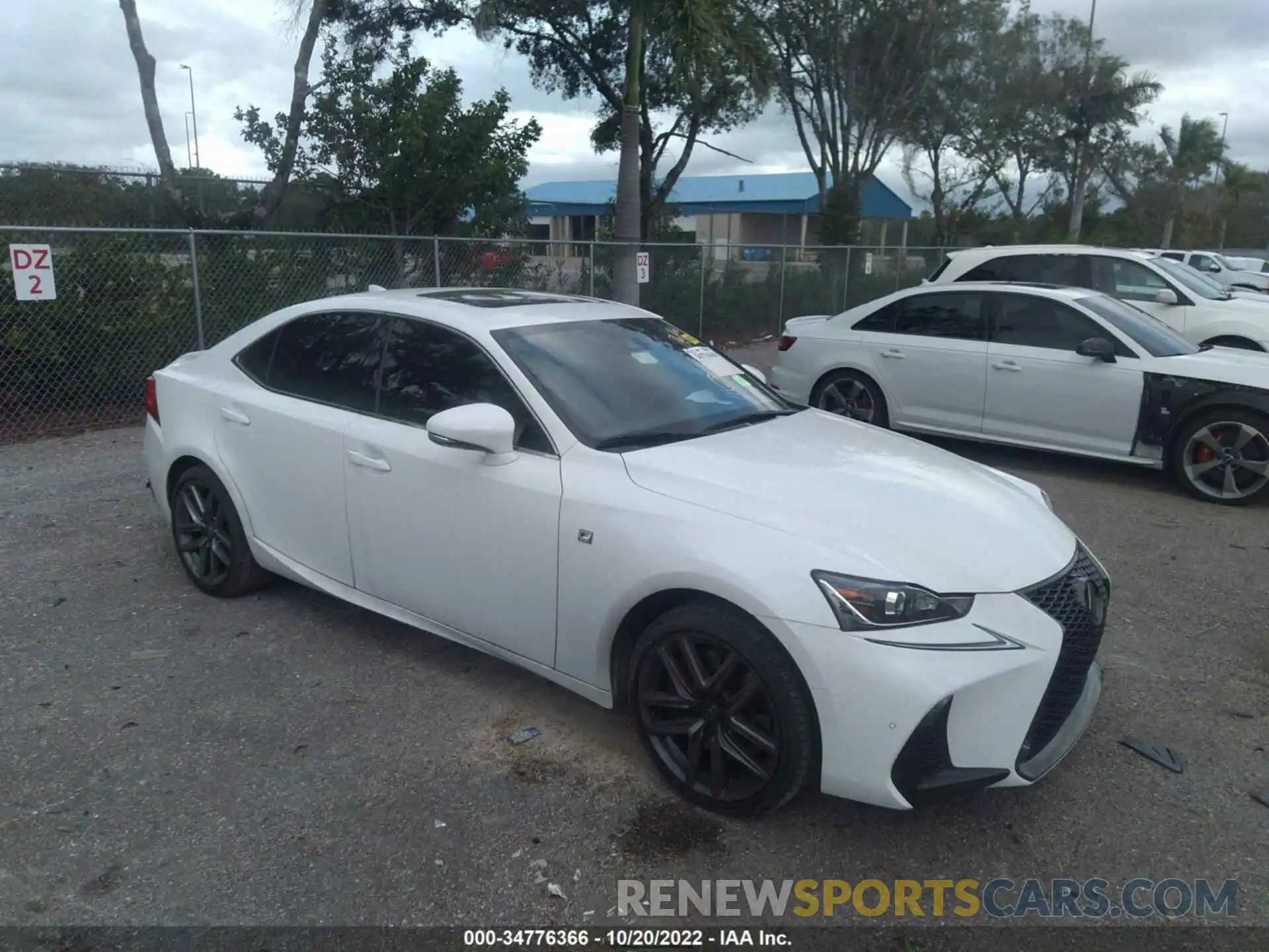 1 Photograph of a damaged car JTHGA1D20L5108590 LEXUS IS 2020