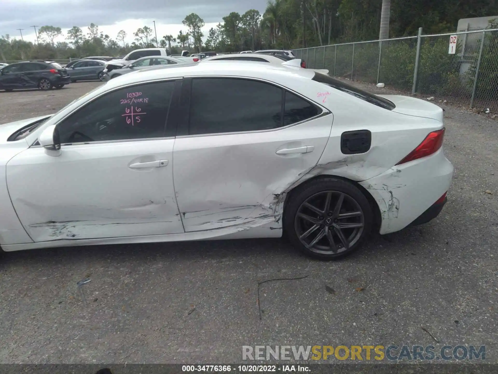 6 Photograph of a damaged car JTHGA1D20L5108590 LEXUS IS 2020