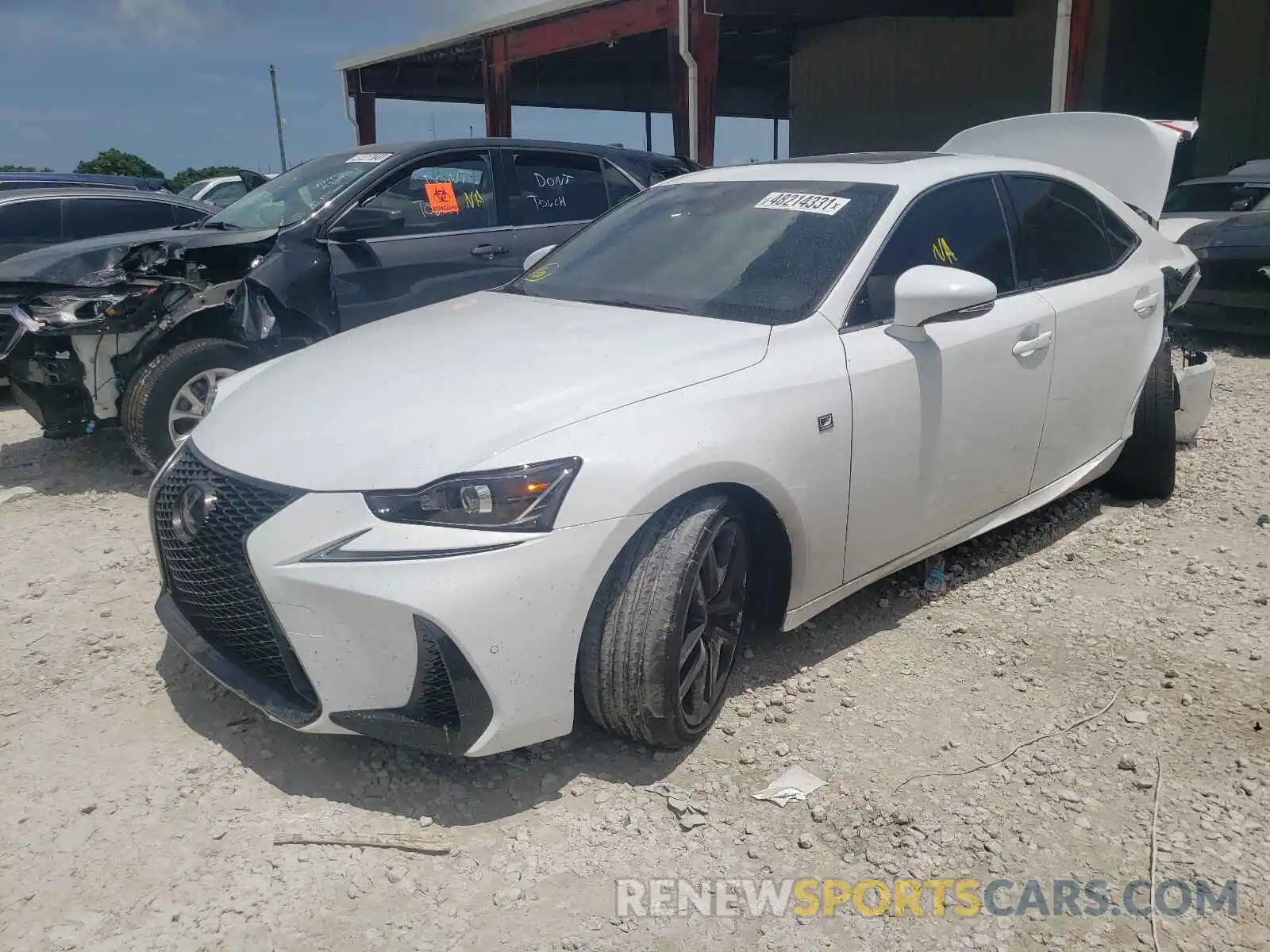 2 Photograph of a damaged car JTHGA1D22L5102662 LEXUS IS 2020