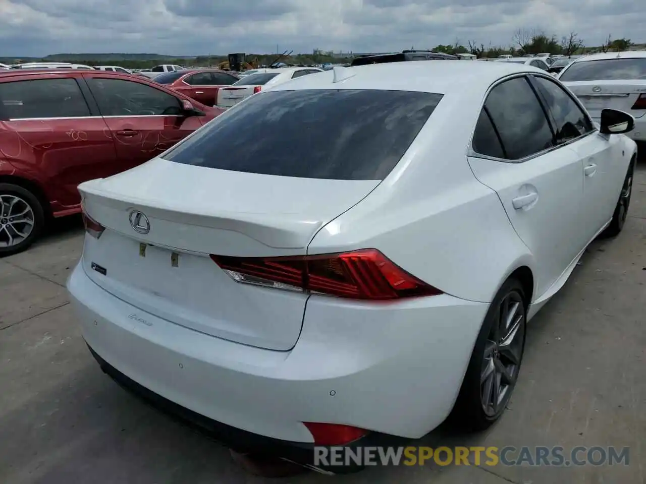 4 Photograph of a damaged car JTHGA1D22L5105450 LEXUS IS 2020