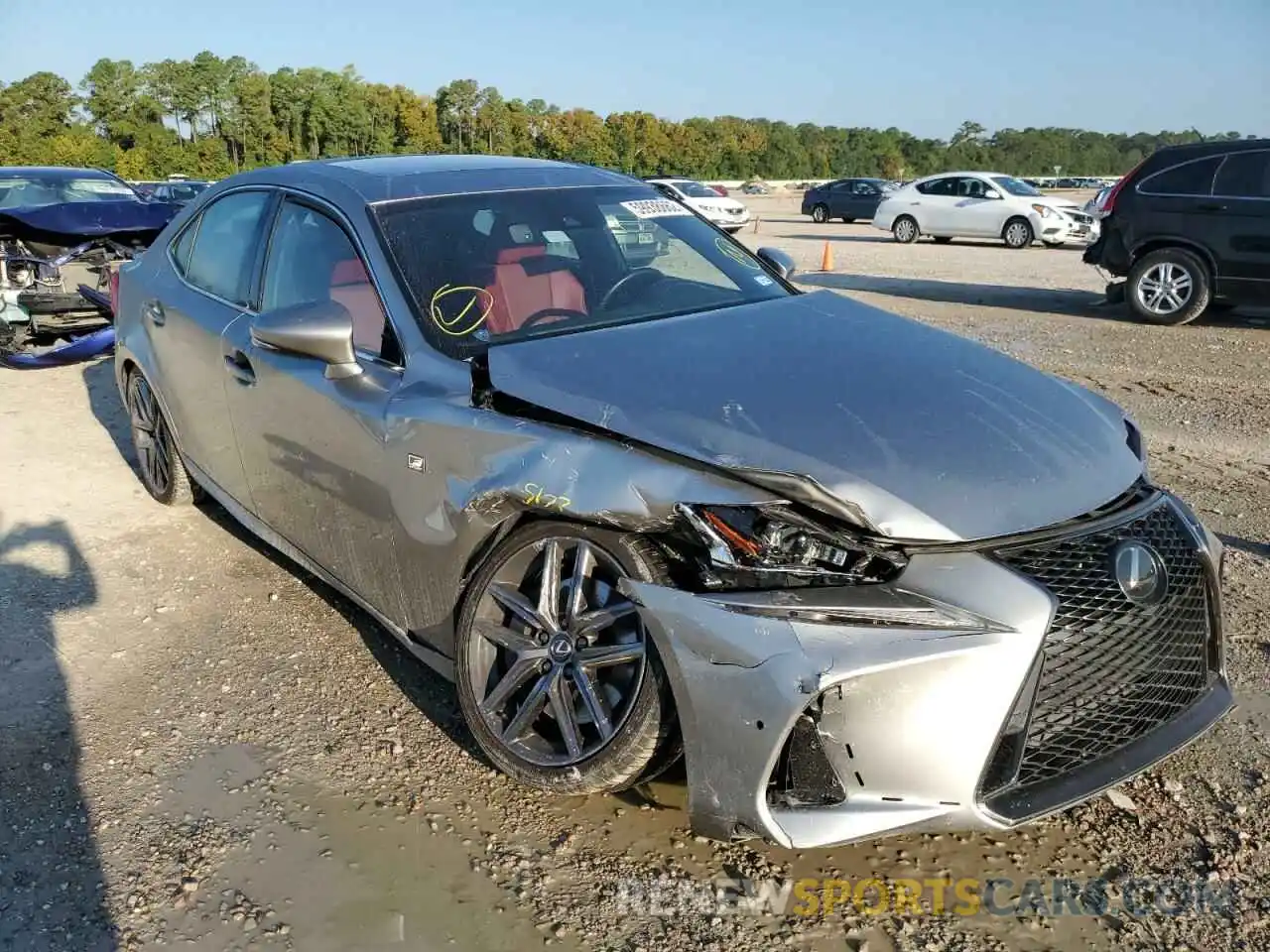 1 Photograph of a damaged car JTHGA1D23L5101777 LEXUS IS 2020