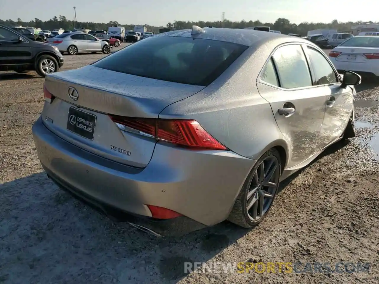 4 Photograph of a damaged car JTHGA1D23L5101777 LEXUS IS 2020