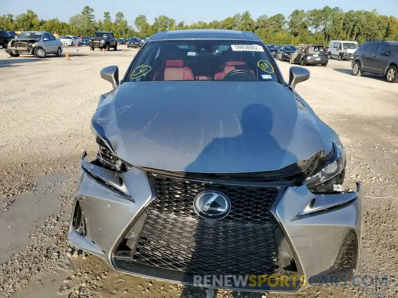 9 Photograph of a damaged car JTHGA1D23L5101777 LEXUS IS 2020