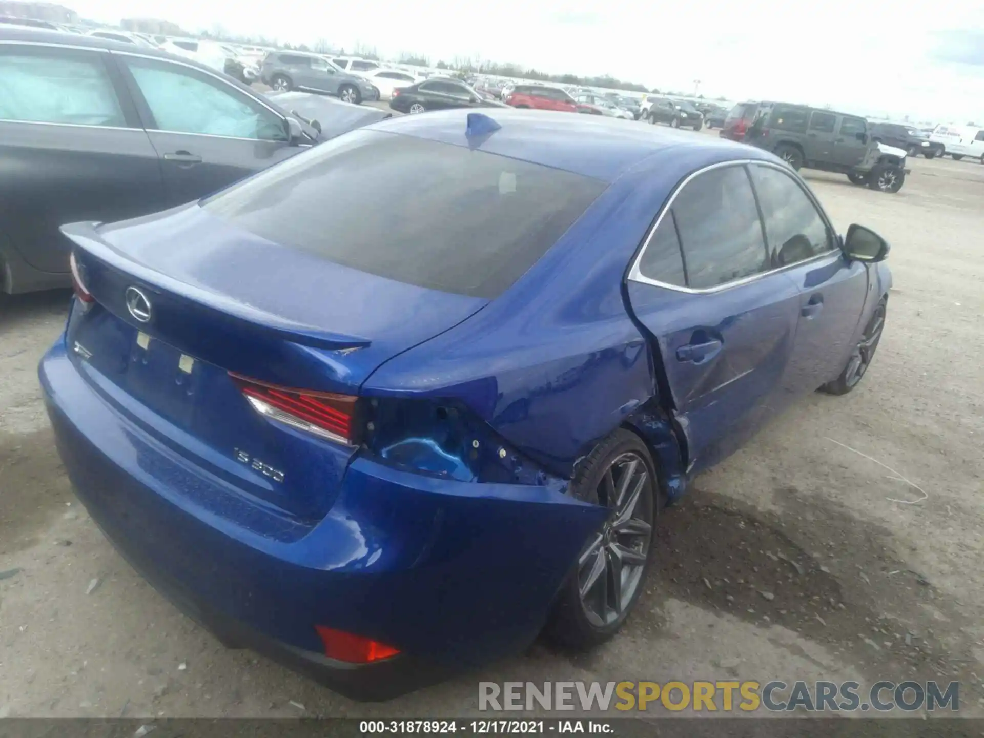 4 Photograph of a damaged car JTHGA1D23L5104534 LEXUS IS 2020