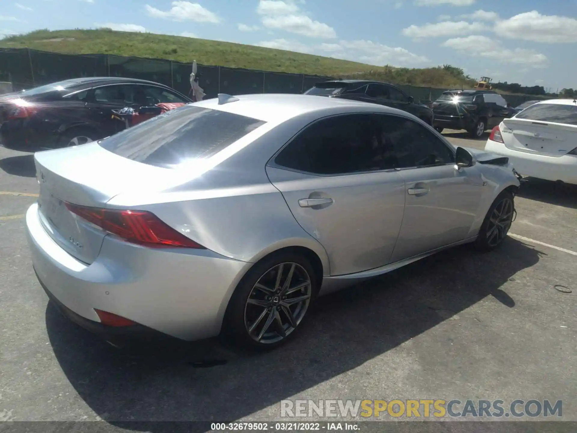 4 Photograph of a damaged car JTHGA1D23L5104968 LEXUS IS 2020