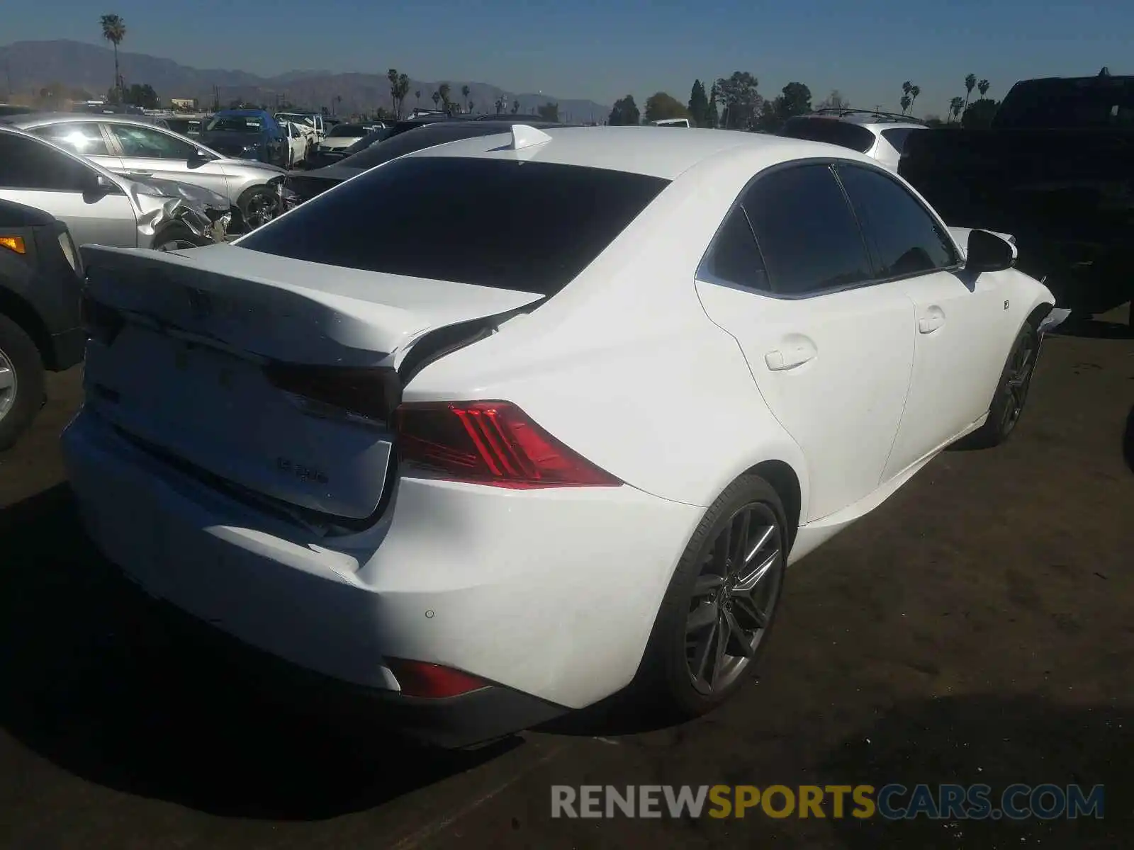 4 Photograph of a damaged car JTHGA1D24L5105837 LEXUS IS 2020