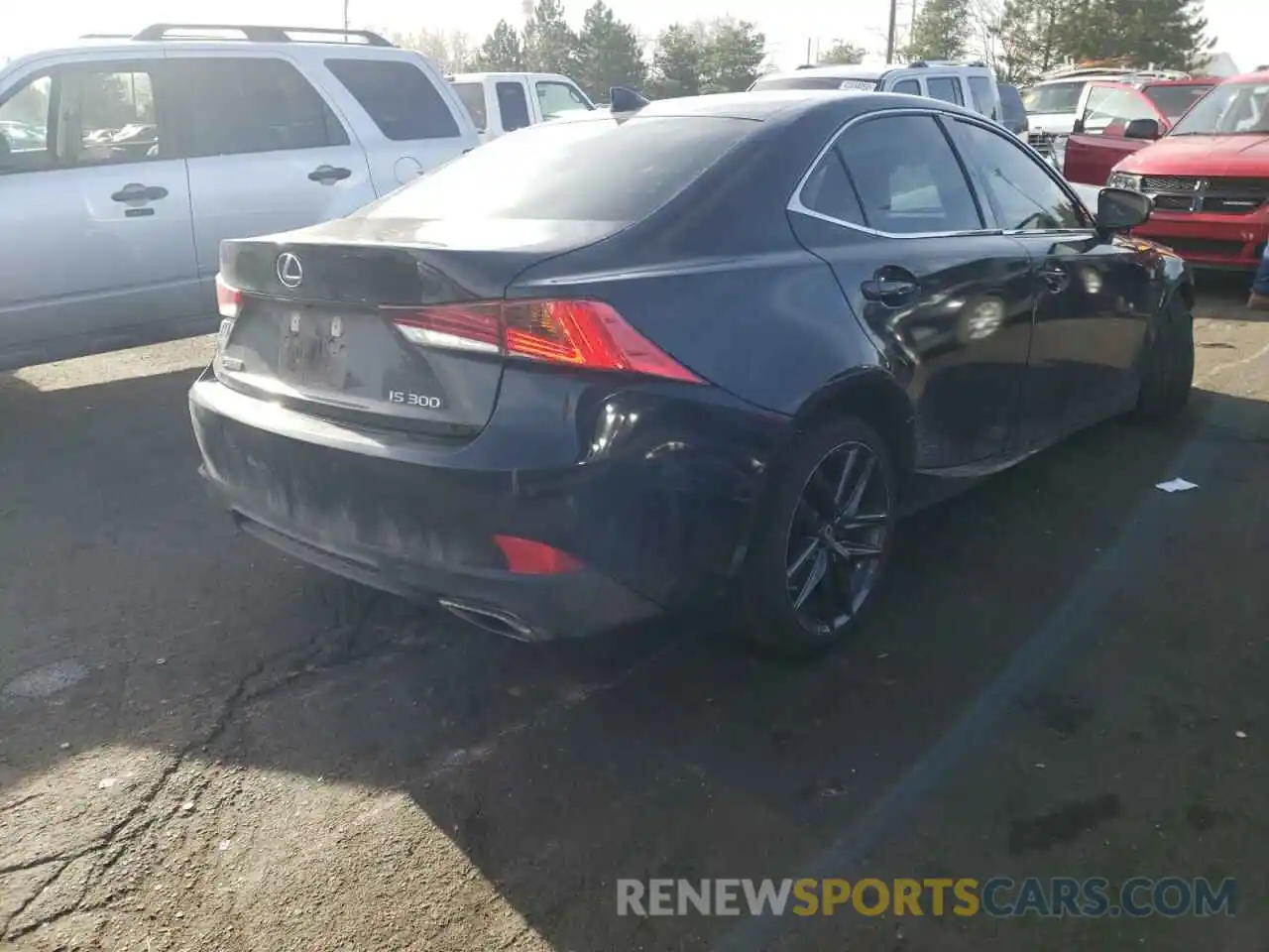 4 Photograph of a damaged car JTHGA1D24L5106115 LEXUS IS 2020