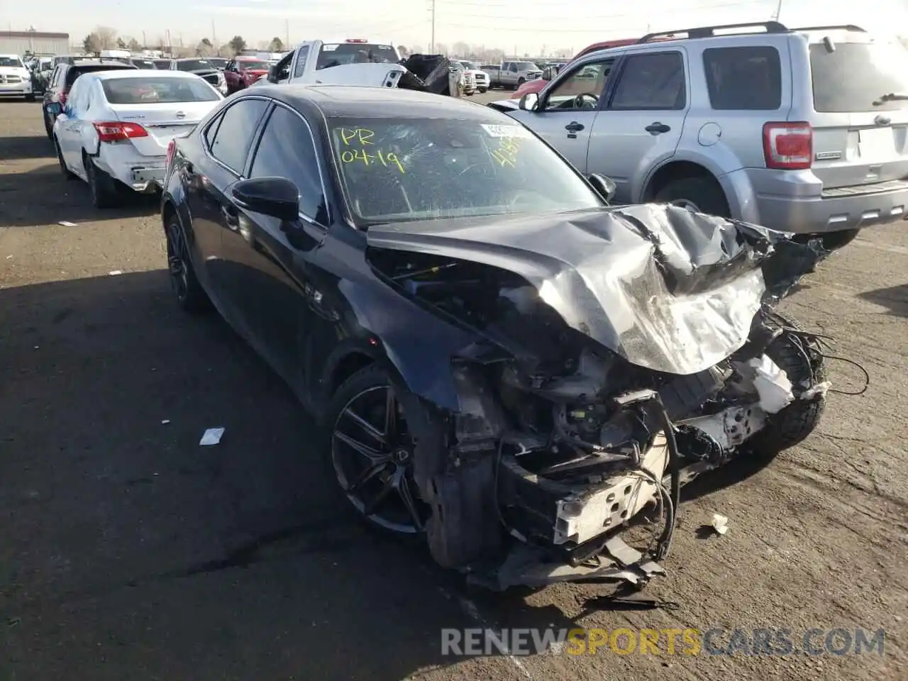 9 Photograph of a damaged car JTHGA1D24L5106115 LEXUS IS 2020