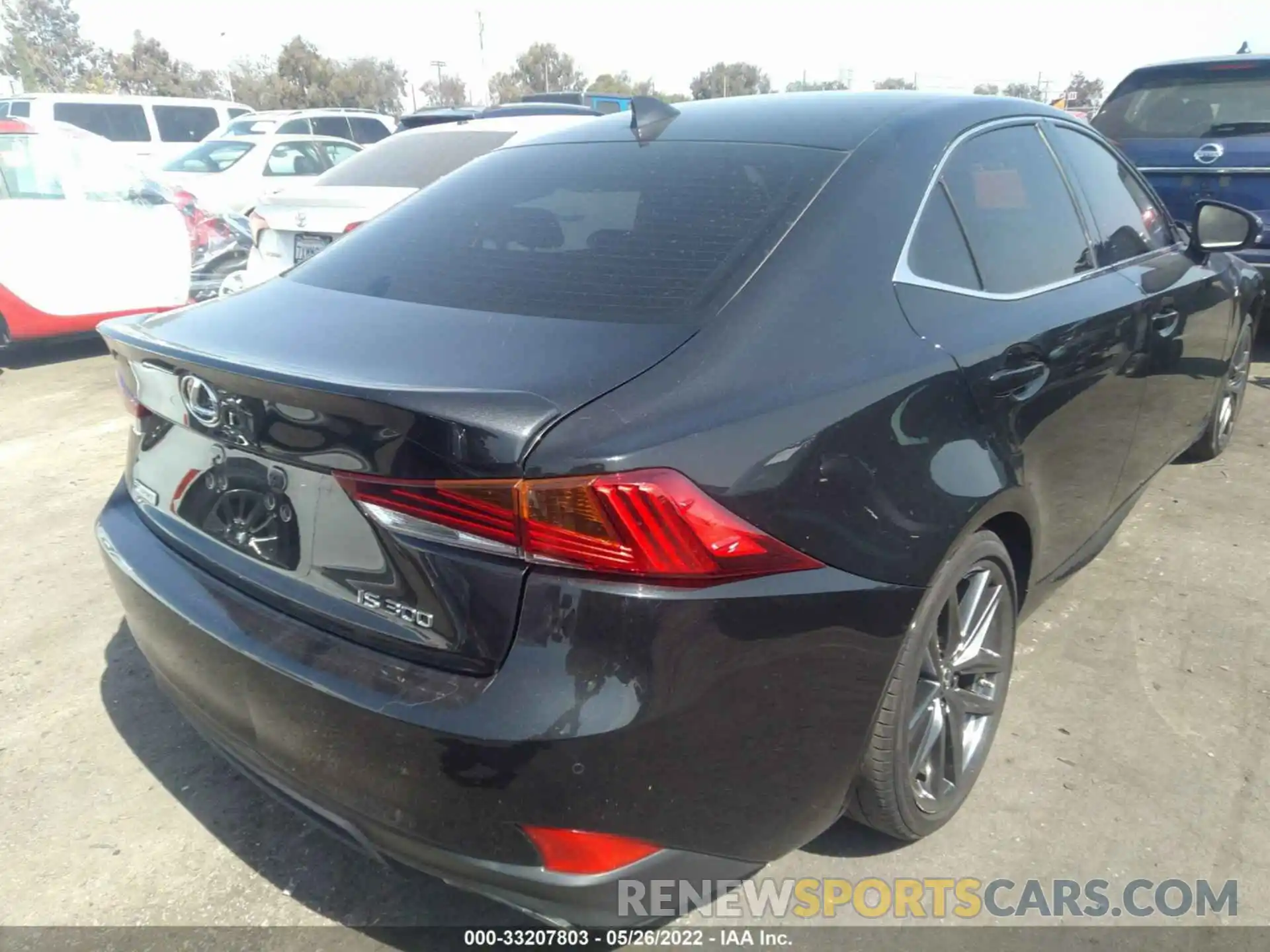 4 Photograph of a damaged car JTHGA1D25L5103496 LEXUS IS 2020