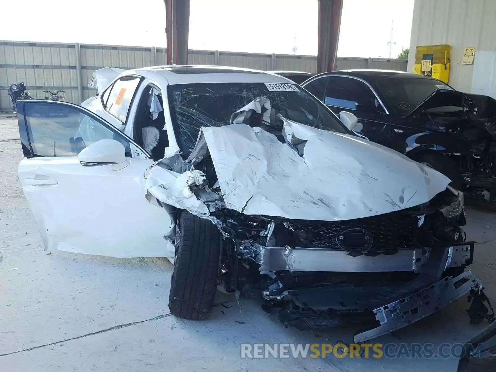 1 Photograph of a damaged car JTHGA1D25L5104664 LEXUS IS 2020