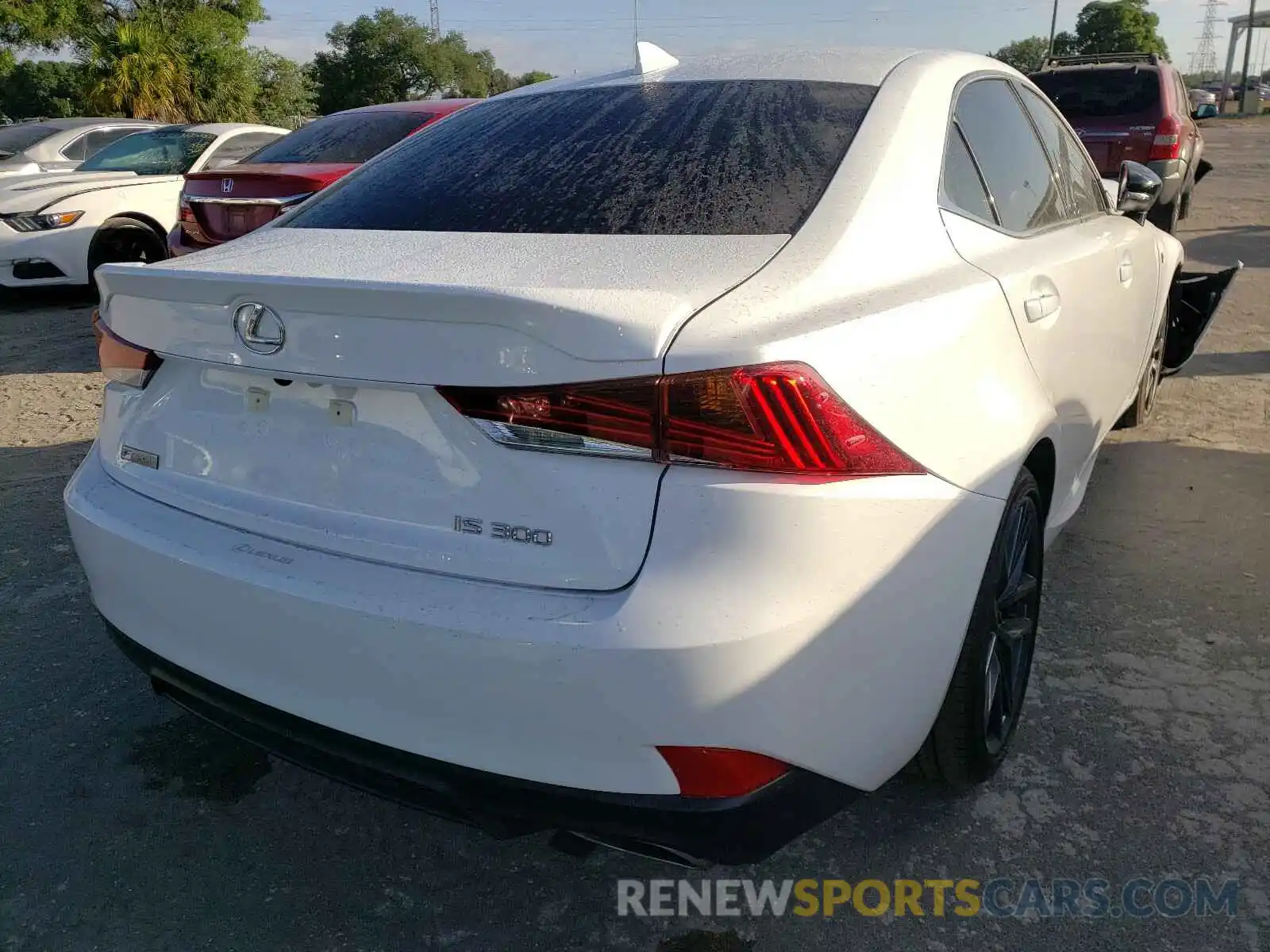 4 Photograph of a damaged car JTHGA1D25L5108522 LEXUS IS 2020