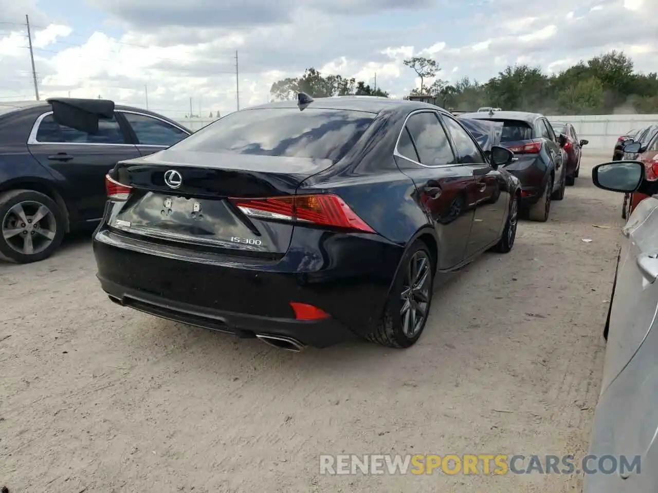 4 Photograph of a damaged car JTHGA1D26L5102549 LEXUS IS 2020