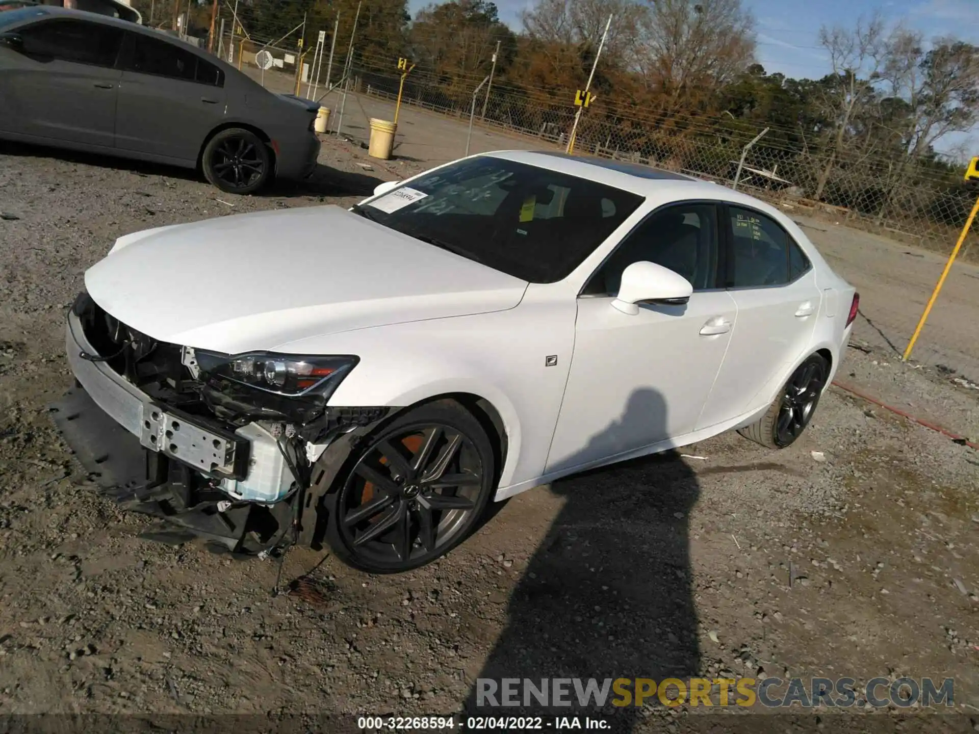 2 Photograph of a damaged car JTHGA1D26L5102695 LEXUS IS 2020