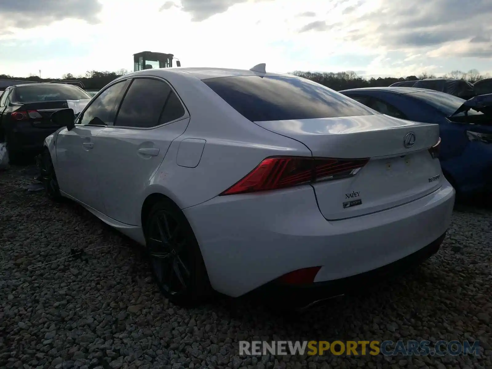 3 Photograph of a damaged car JTHGA1D26L5106424 LEXUS IS 2020