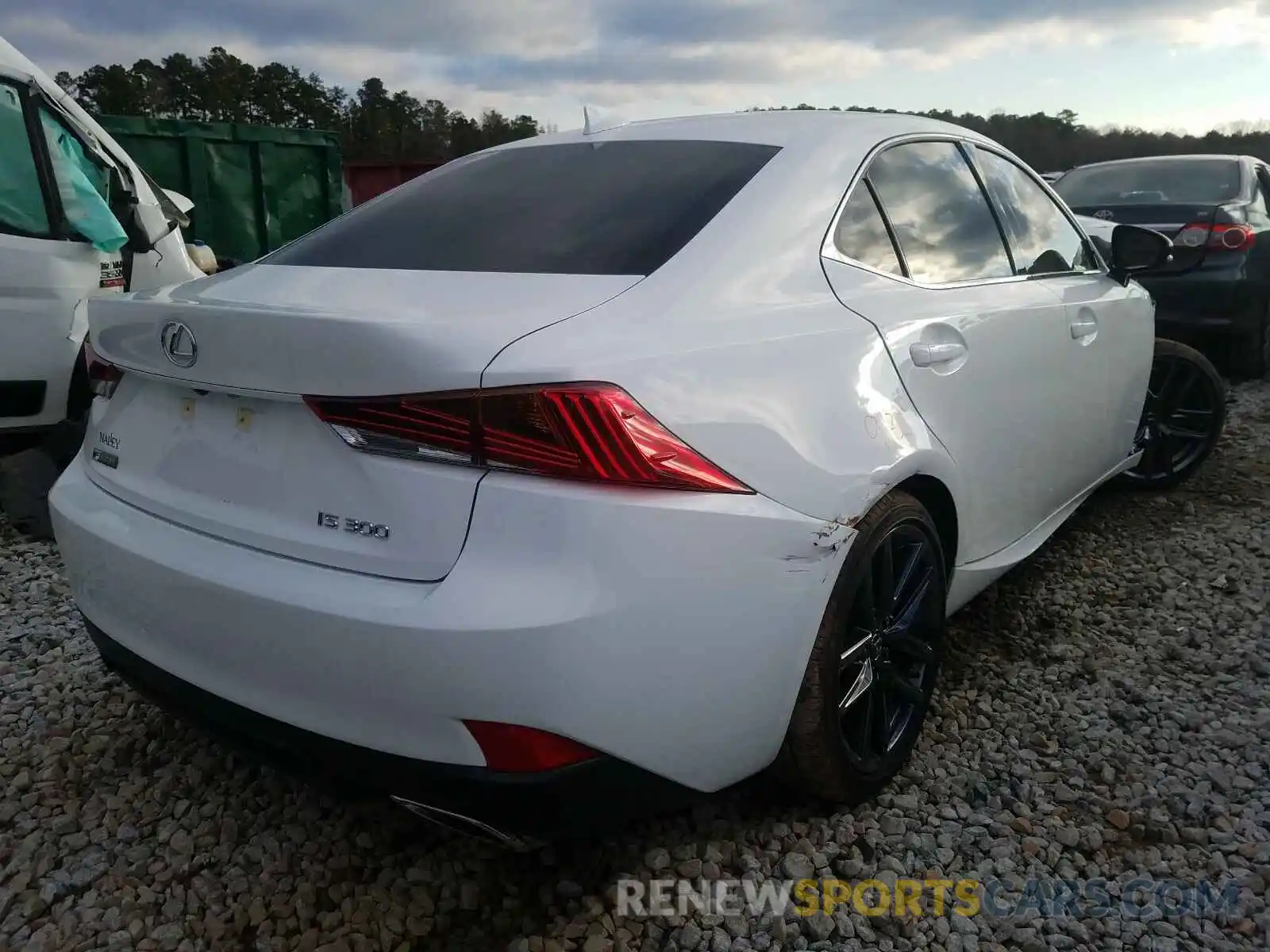 4 Photograph of a damaged car JTHGA1D26L5106424 LEXUS IS 2020