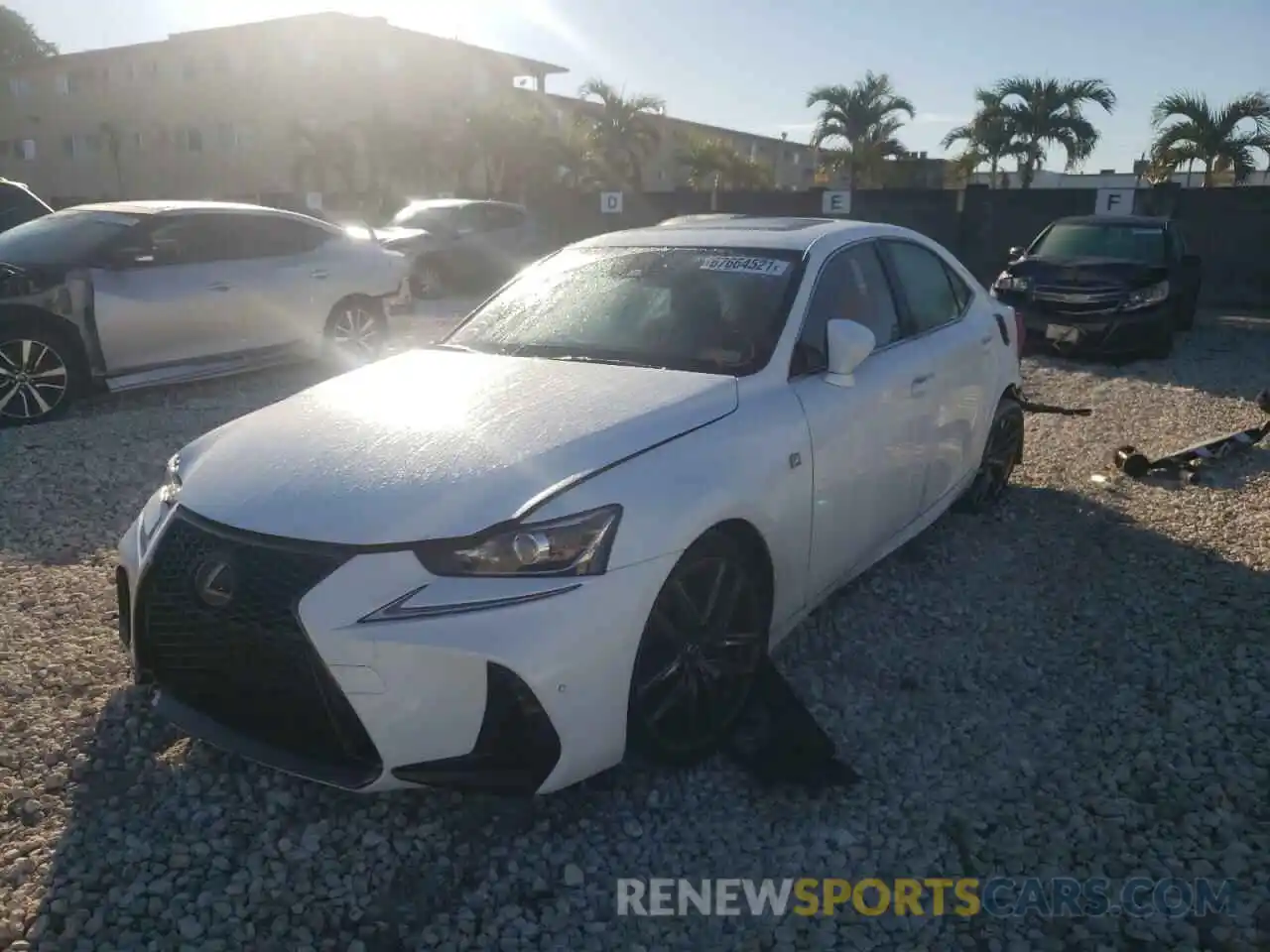 2 Photograph of a damaged car JTHGA1D27L5101264 LEXUS IS 2020