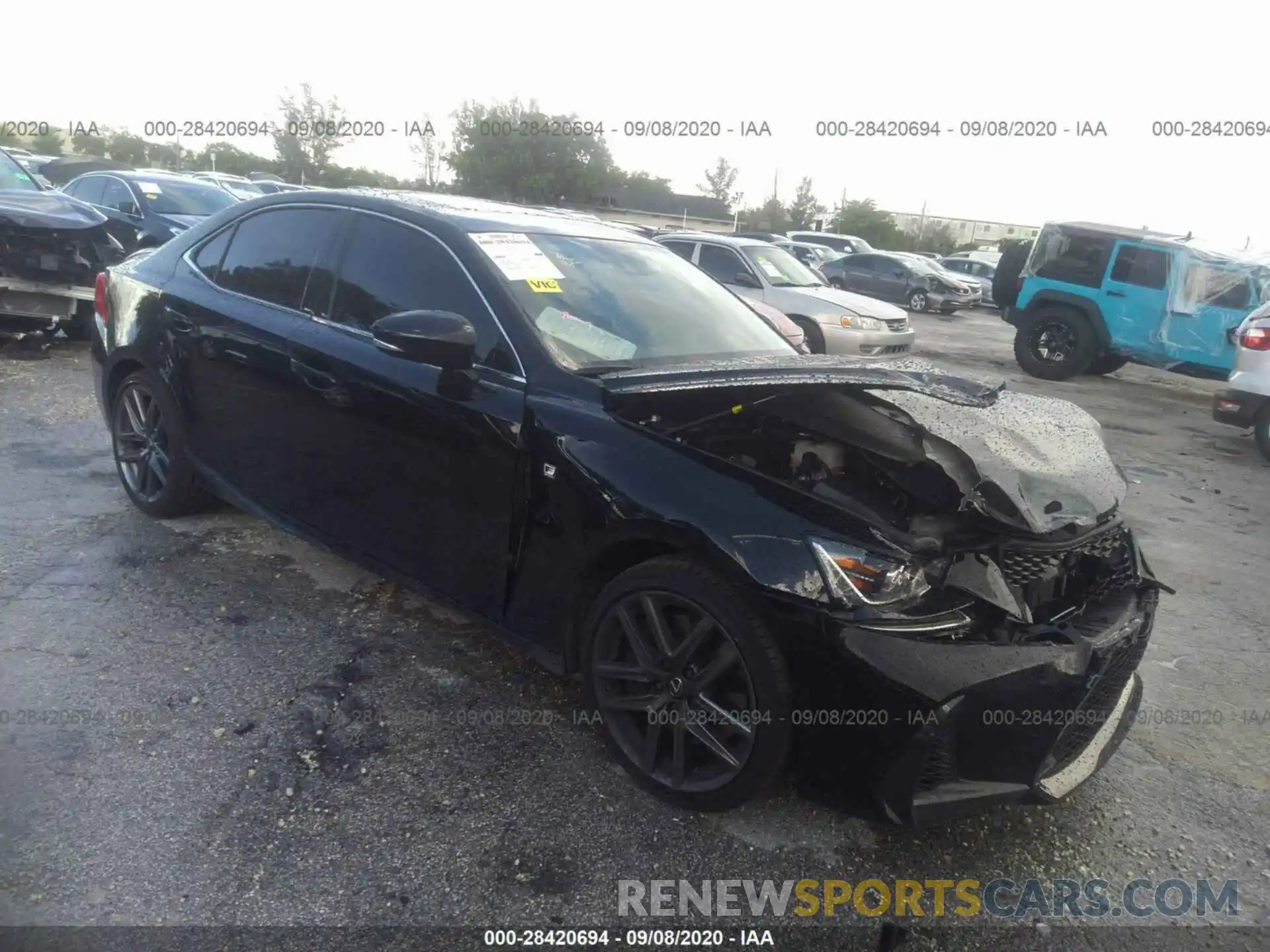 1 Photograph of a damaged car JTHGA1D27L5102768 LEXUS IS 2020